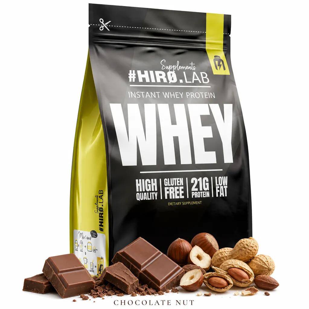 Hiro Lab Instant Whey Protein 750g chocolate nut