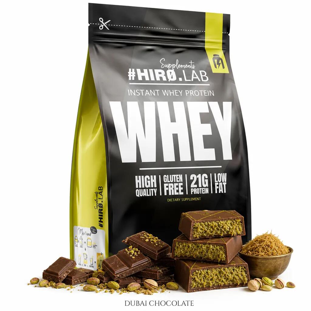 Hiro Lab Instant Whey Protein 750g Dubai Chocolate