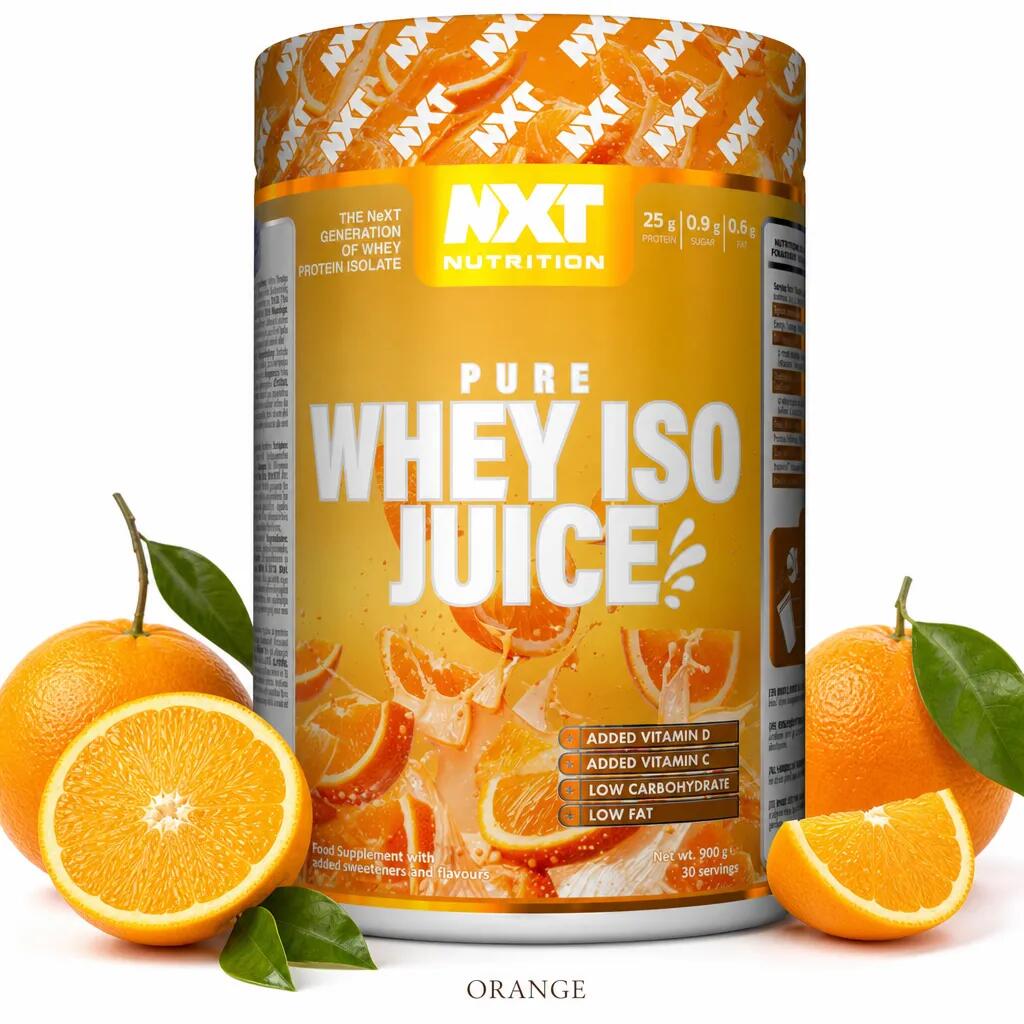 NXT Nutrition Pure Whey ISO Juice 900g Orange