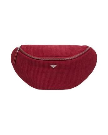 Sac banane en velours côtelé OCEAN BLOOM CORD Rouge Femme