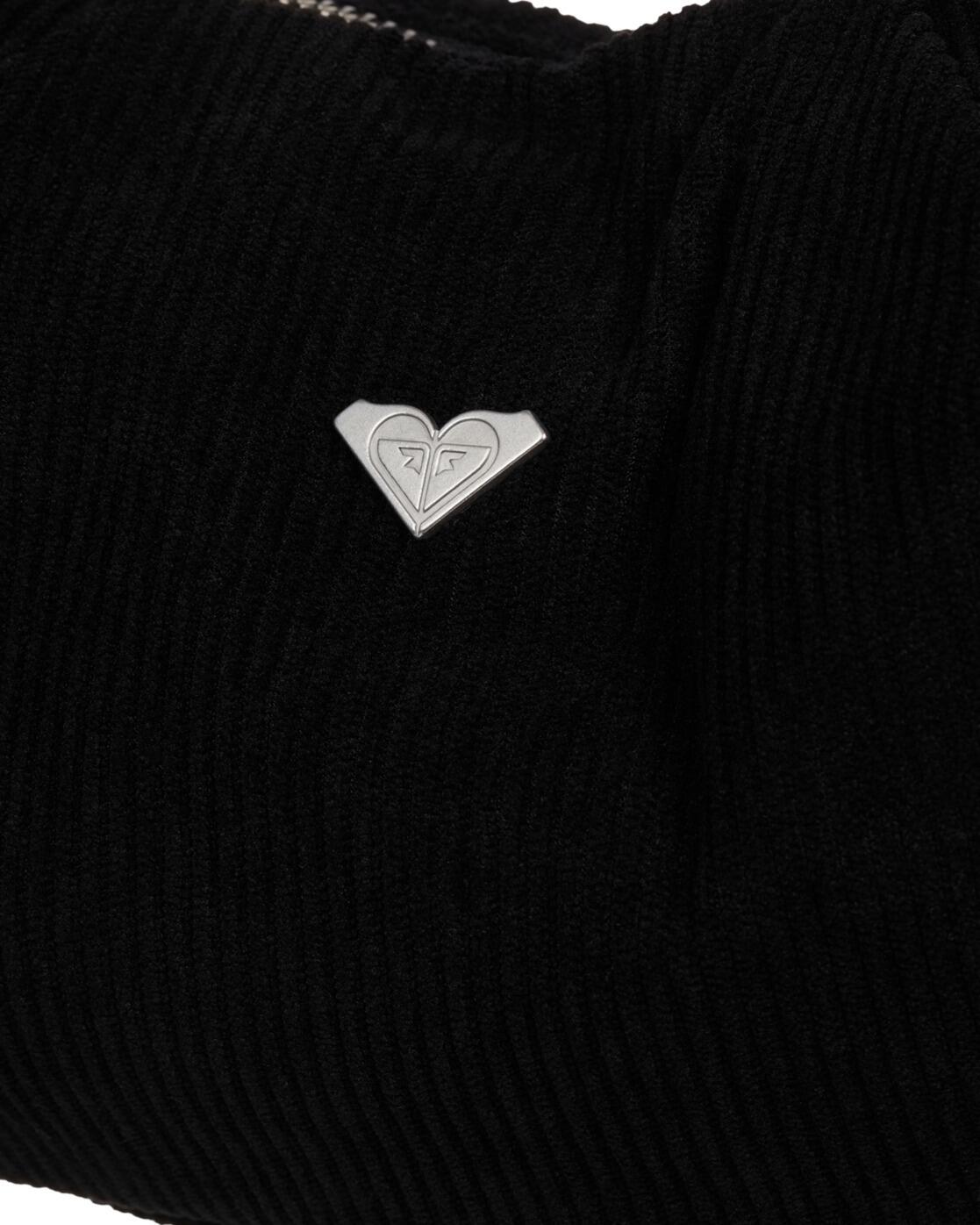 Umhängetasche aus Kord NEON MOON CORD Schwarz Dames 3/4