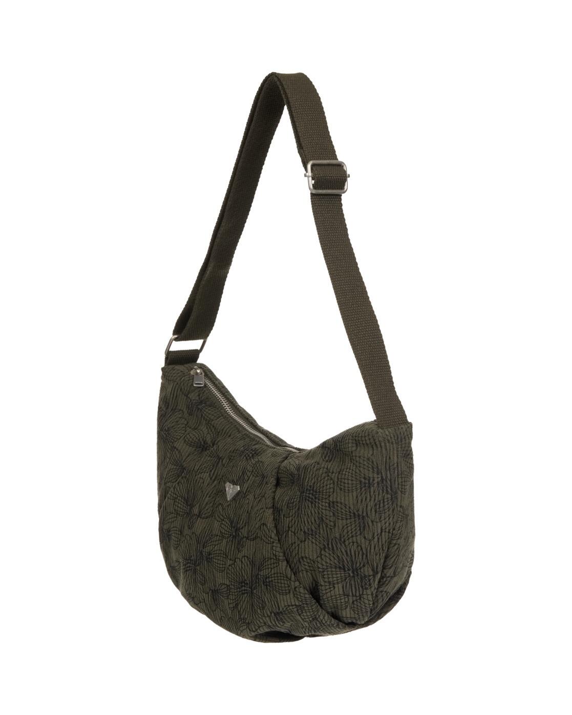 Bolso bandolera de pana NEON MOON PRINTED Verde Mujer 2/4