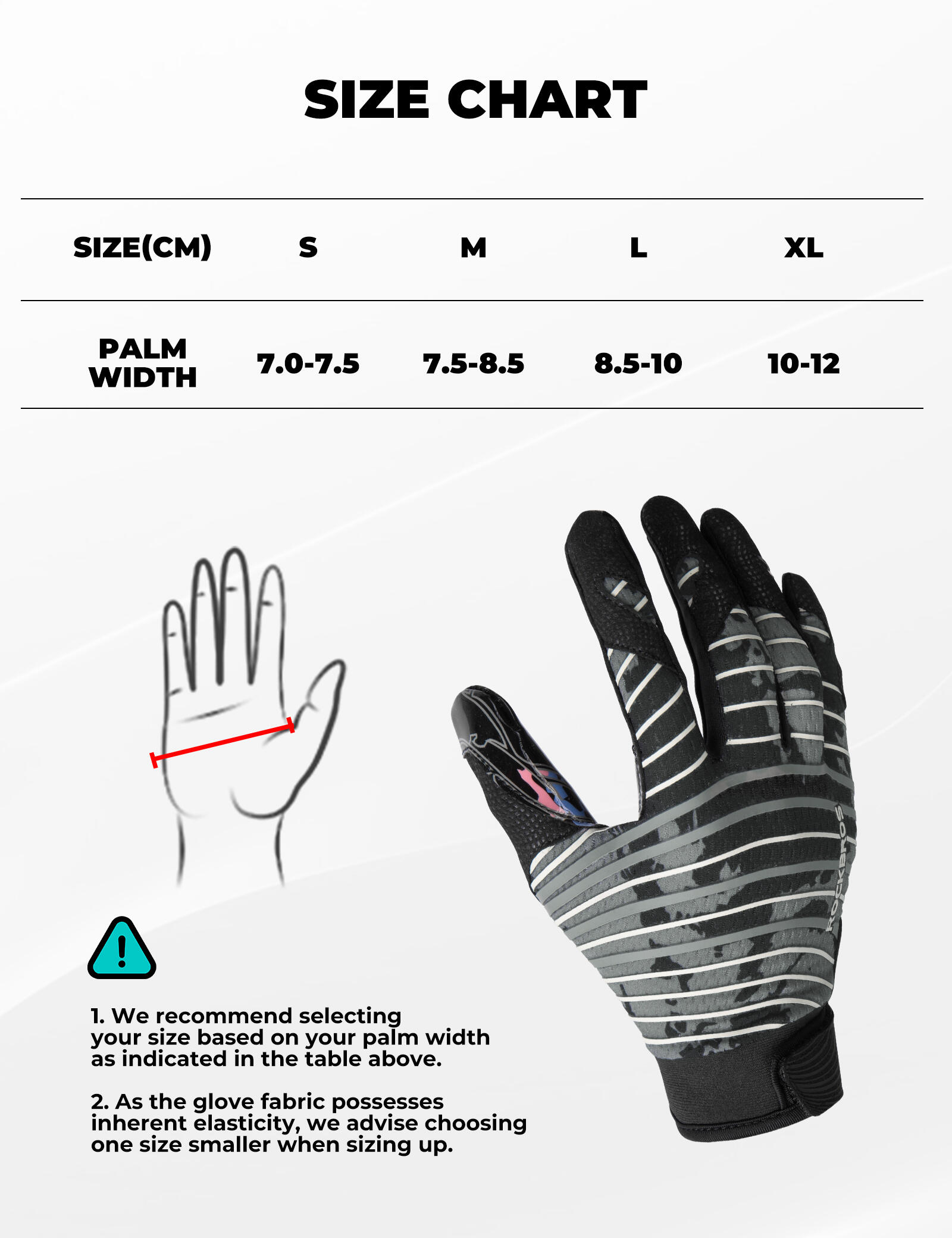 ROCKBROS Erwachsene Sporthandschuhe für Fußball 7/7
