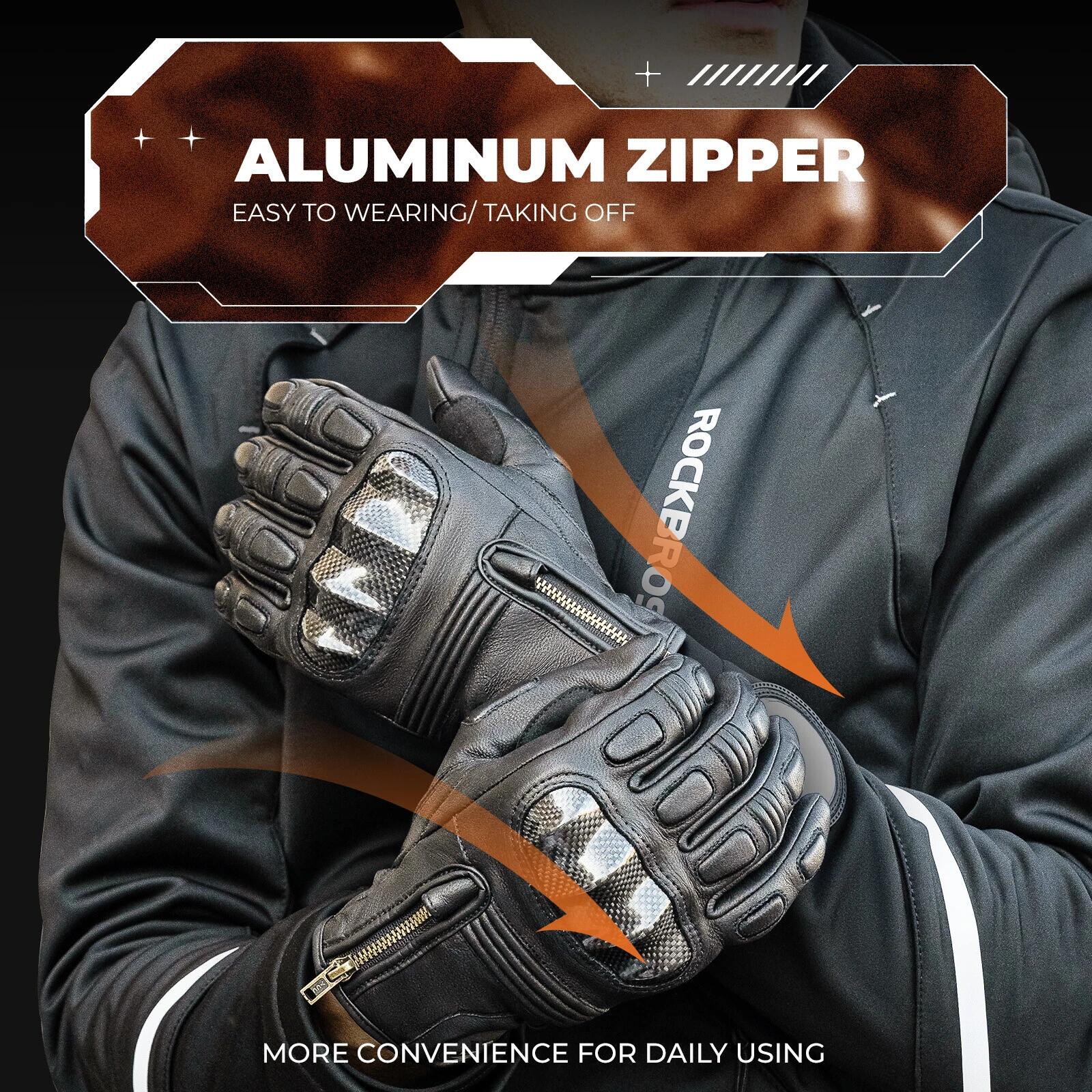 ROCKBROS Motorradhandschuhe mit Touchscreen 7/8