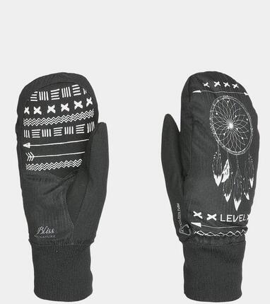 Moufles - snowboard - femme - chaudes - coral mitt - noir/blanc