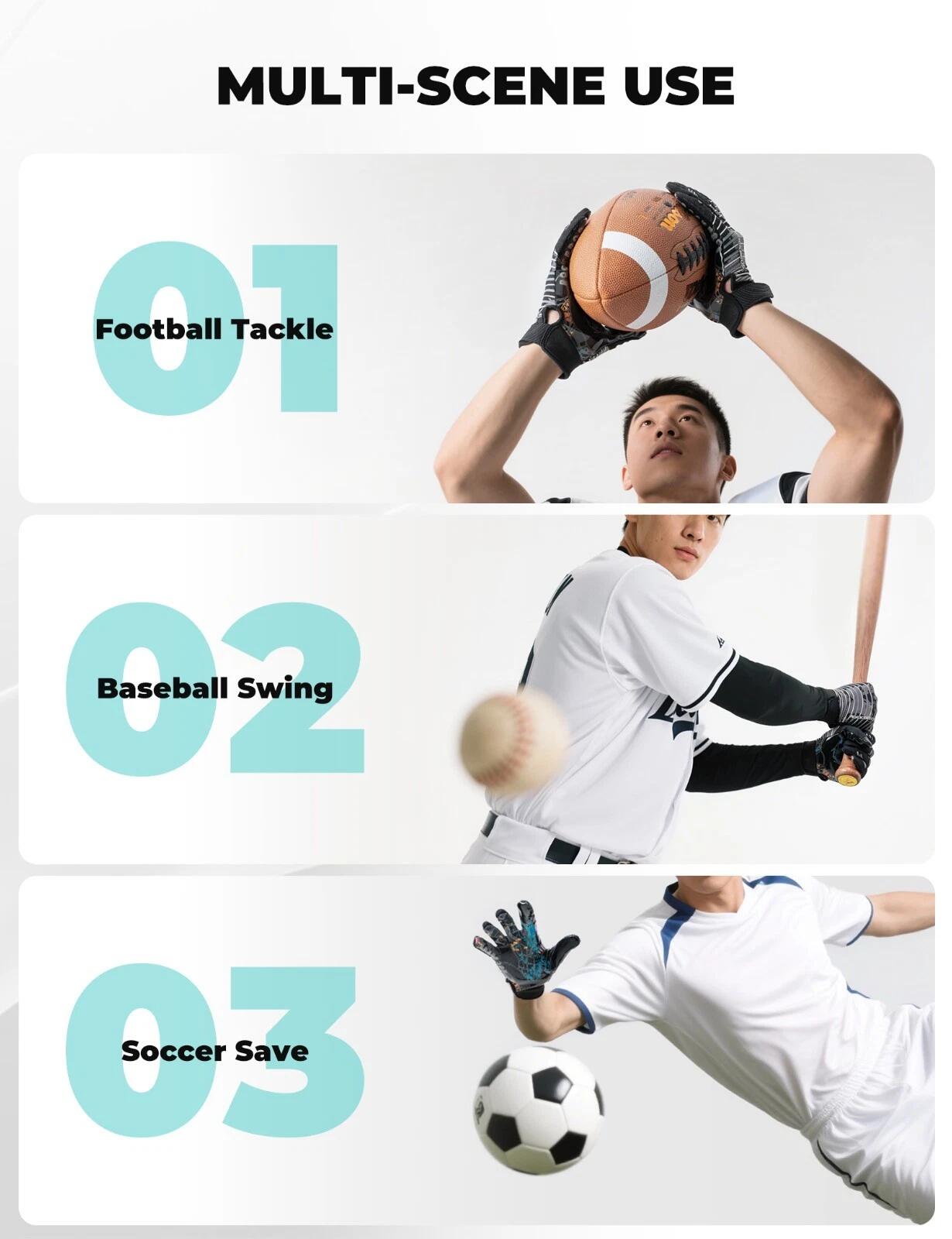 ROCKBROS Kinder Sporthandschuhe für Fußball 5/7