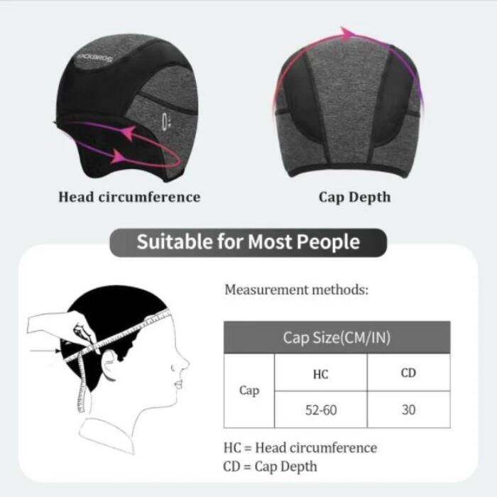 Czapka rowerowa/sportowa pod kask (YPP032) ROCKBROS 6/6