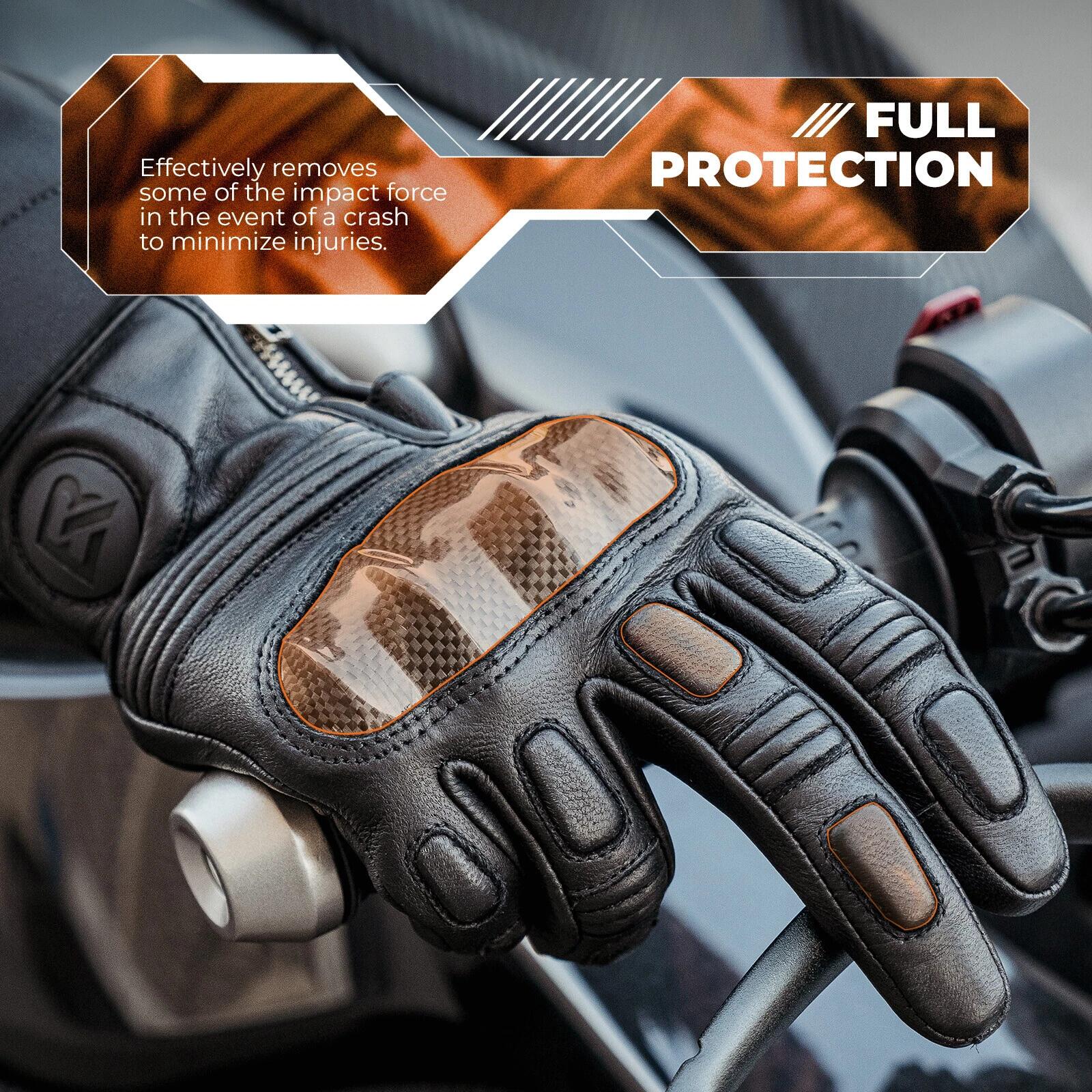 ROCKBROS Motorradhandschuhe mit Touchscreen 4/8