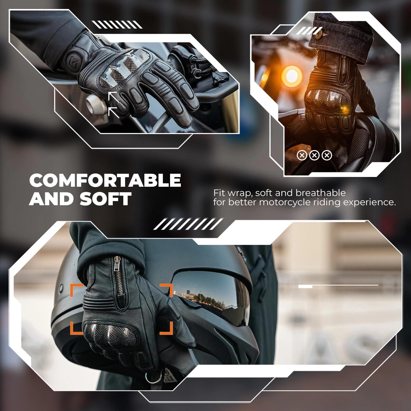 ROCKBROS Motorradhandschuhe mit Touchscreen 2/8