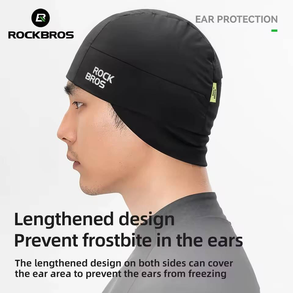 Czapka rowerowa do biegania sportowa pod kask ROCKBROS 18250006001 Termoaktywna 6/7