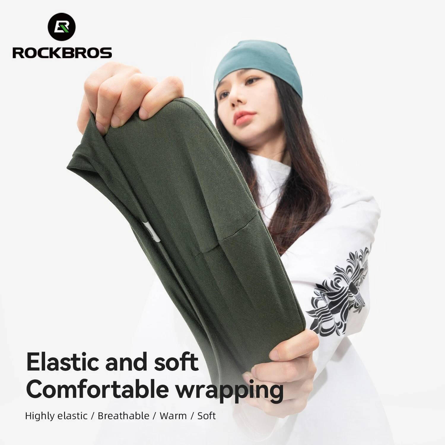 Czapka rowerowa, do biegania, sportowa, pod kask, elastyczna ROCKBROS wełna 2/6