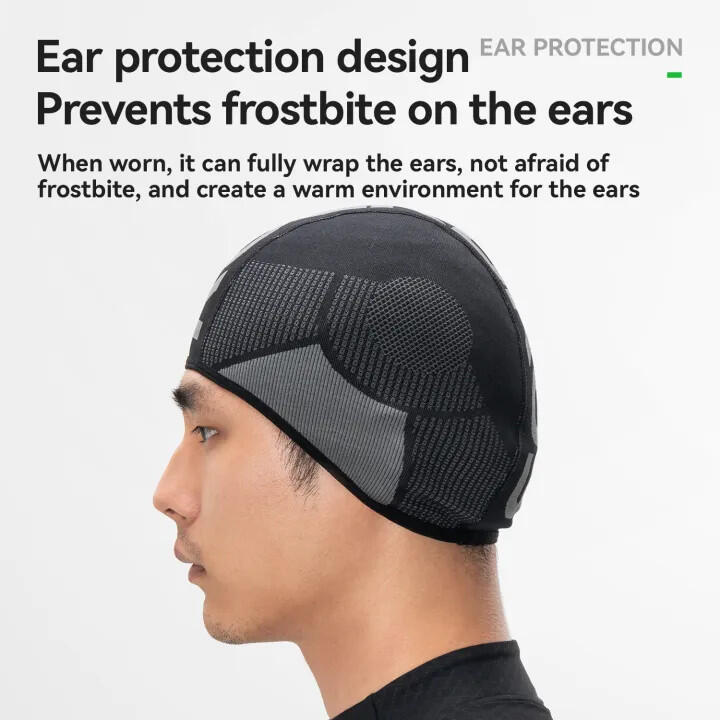 Czapka rowerowa do biegania sportowa pod kask ROCKBROS 18250010001Termoaktywna 3/7