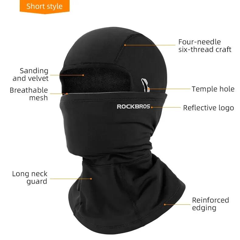 Kominiarka rowerowa motocyklowa 360 z filtrem PM2,5 Rockbros 2/7