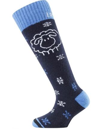 Enfants - Cyclisme - Chaussettes - Laine mérinos, renforcée, chaude - noir