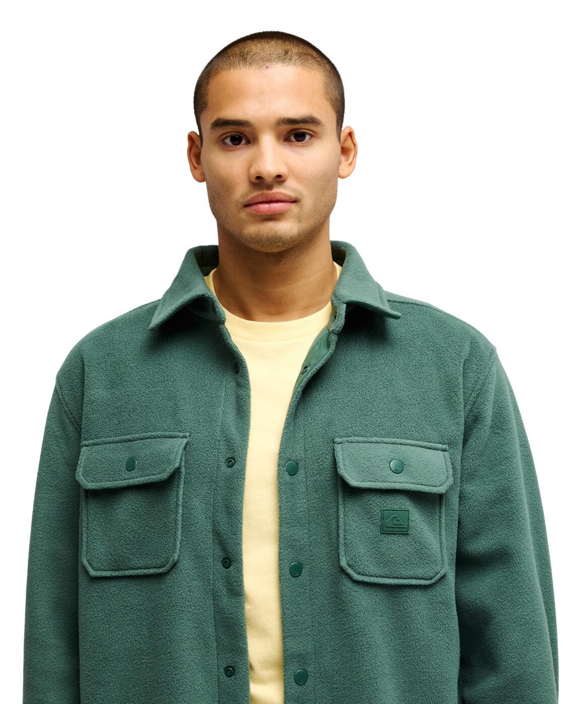 Fleece Overhemd VENTURE Grün Heren 4/4