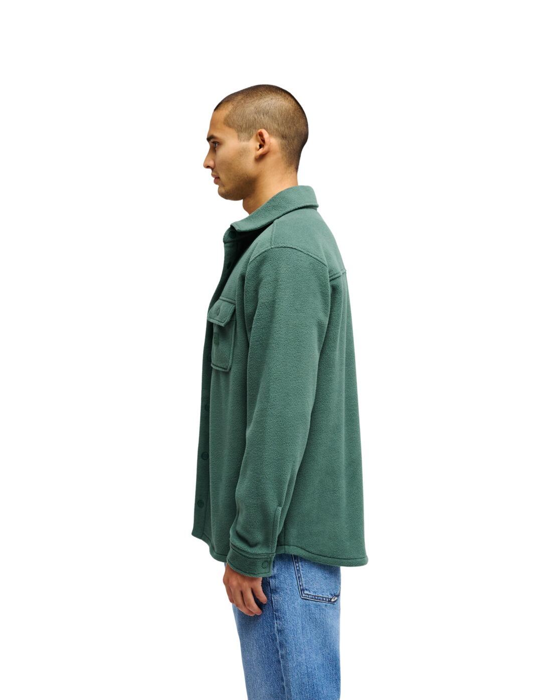 Fleece Overhemd VENTURE Grün Heren 3/4