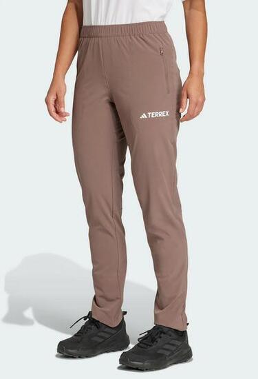 Pantalon - Randonnée - Femme - Stretch, Zip poche, Taille M - Marron.