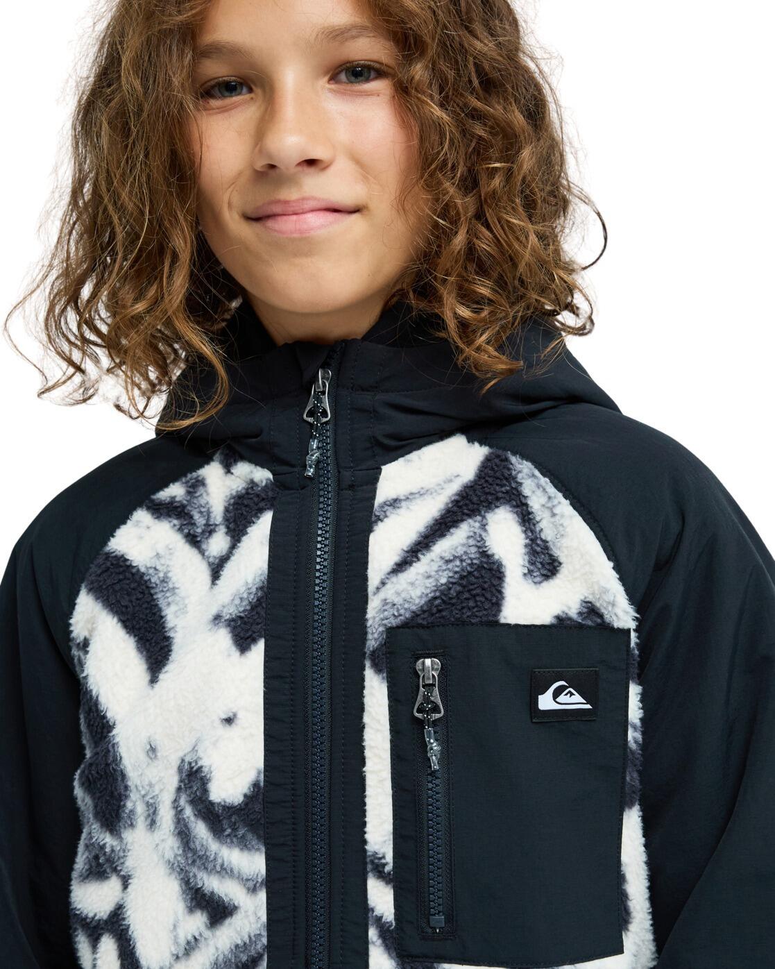 Hoodie mit durchgehendem Reißverschluss HAWKWINGS Weiss Junge 4/4