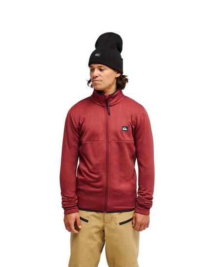 Polaire technique zippée STEEP POINT Rouge Homme