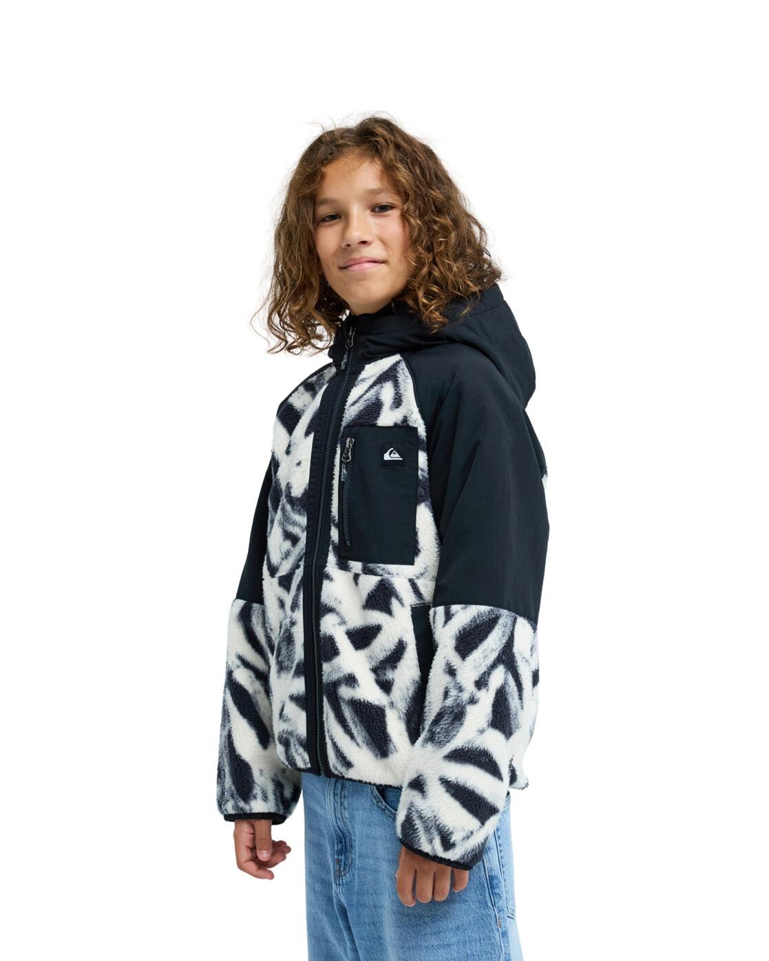 Hoodie mit durchgehendem Reißverschluss HAWKWINGS Weiss Junge 3/4