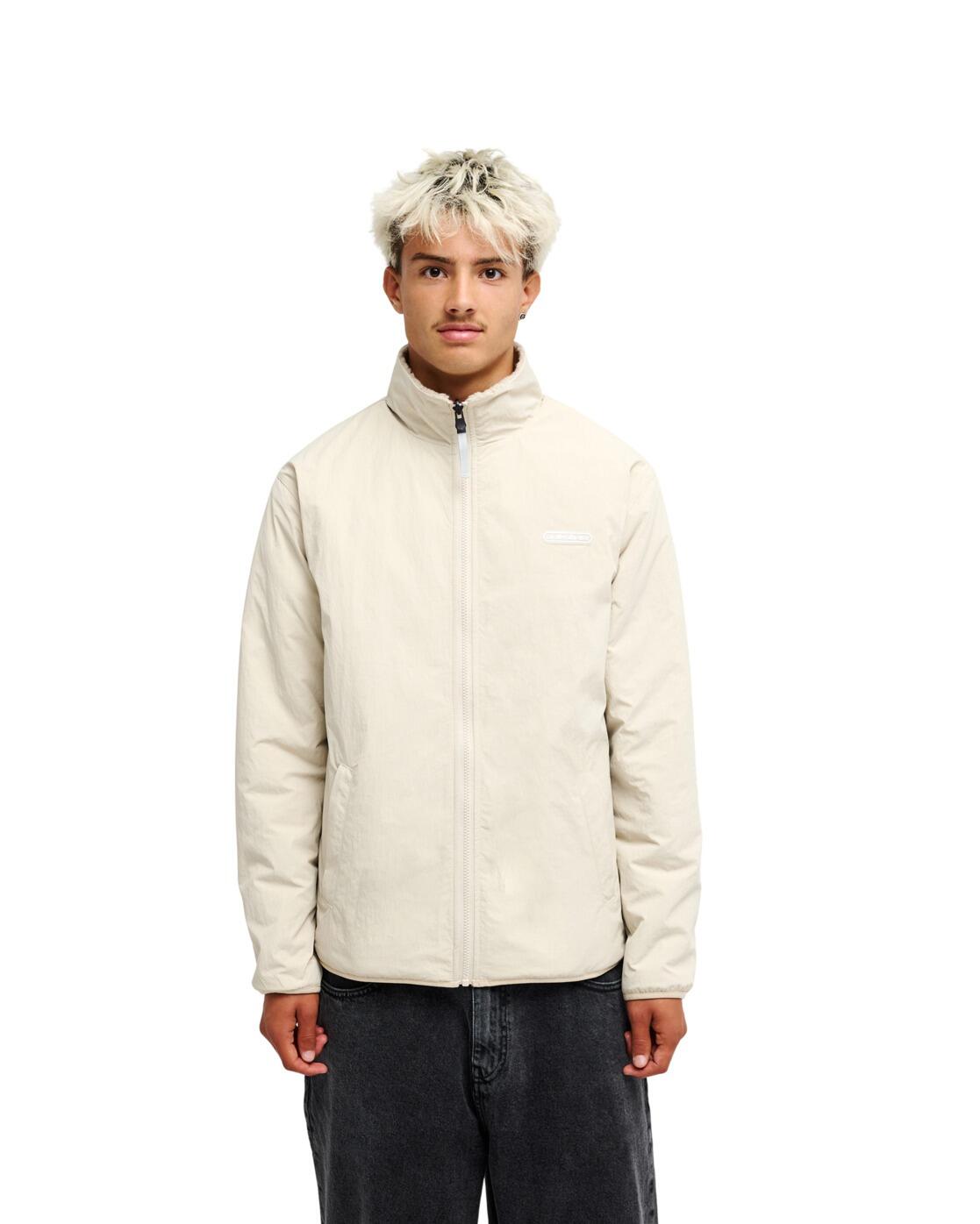 Sherpa Fleece met Rits URBAN STORM REVERSIBLE Beige Heren 3/4