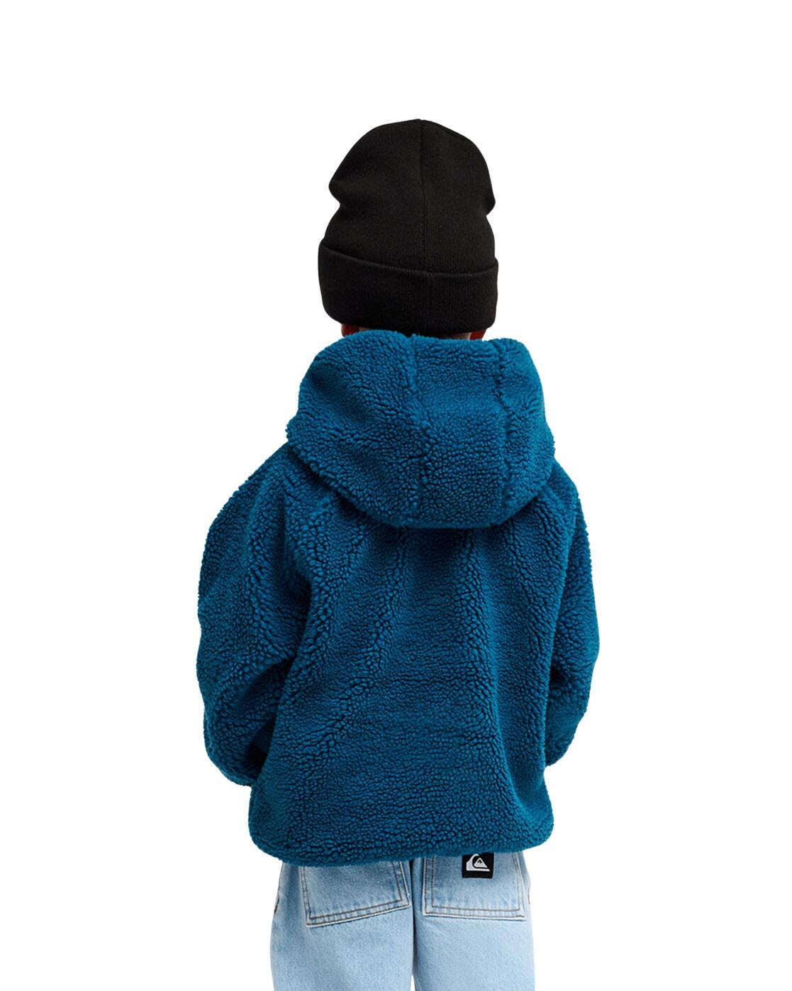 Fleece met rits en capuchon SLALOM POLAR Blau Jongens 2-7 2/4