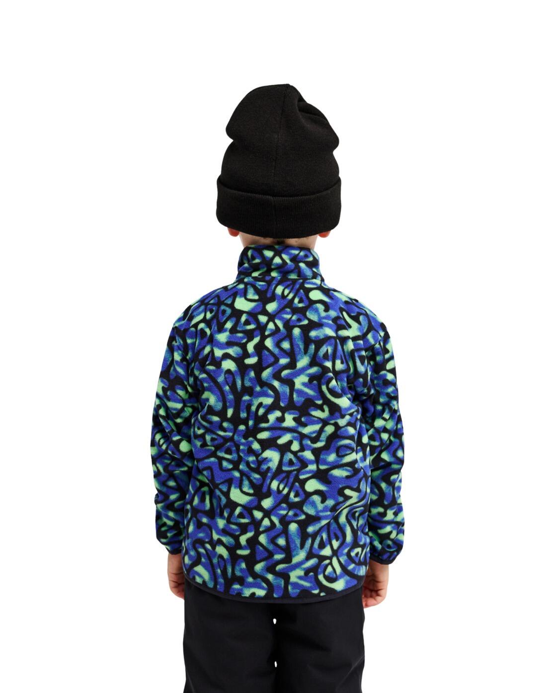 Fleecejacke mit durchgehendem Reißverschluss NO DESTINATION Grün Junge 2/4