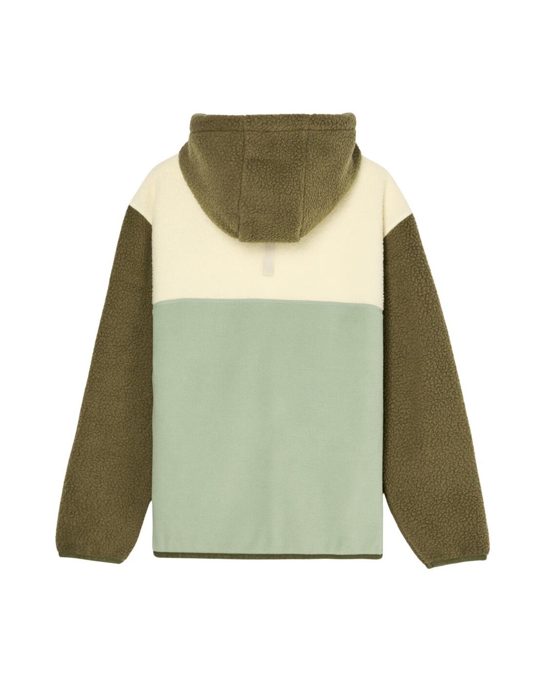 Sherpa-Fleece mit Halbreißverschluss OCEAN VIEW MIX Grün Junge 2/4