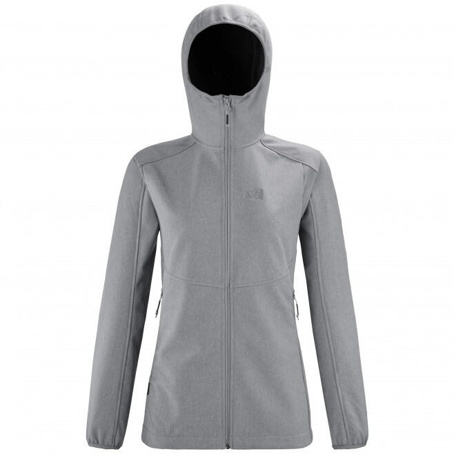 Veste randonnée femme isolante - shuksan hi hd gris 1/1