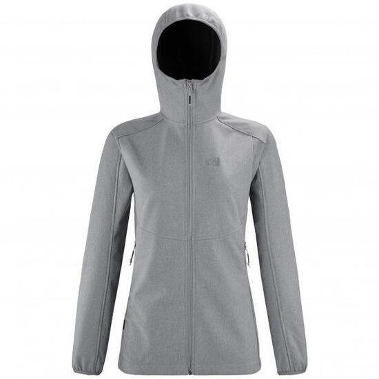 Veste randonnée femme isolante - shuksan hi hd gris