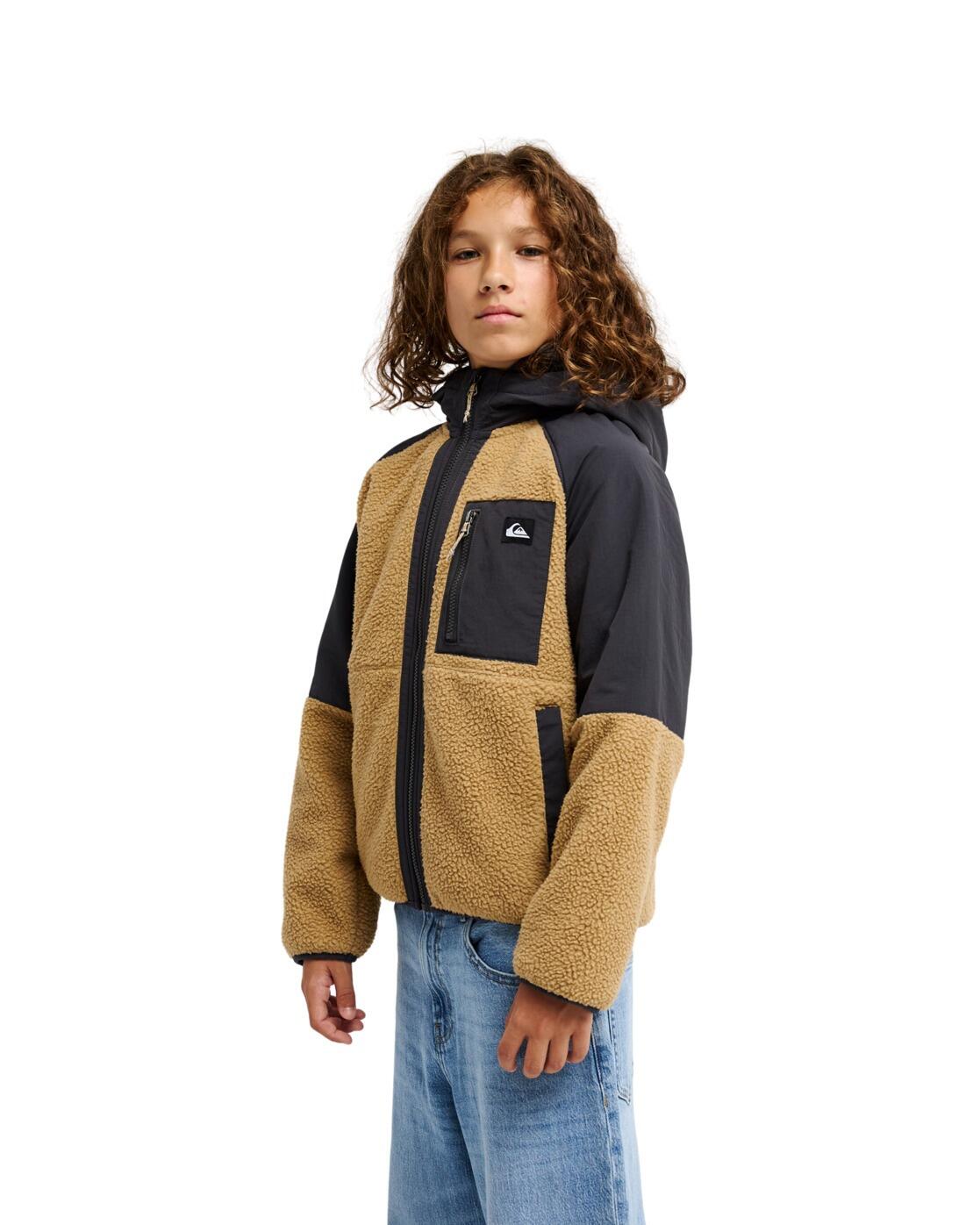 Hoodie mit durchgehendem Reißverschluss HAWKWINGS Beige Junge 3/4