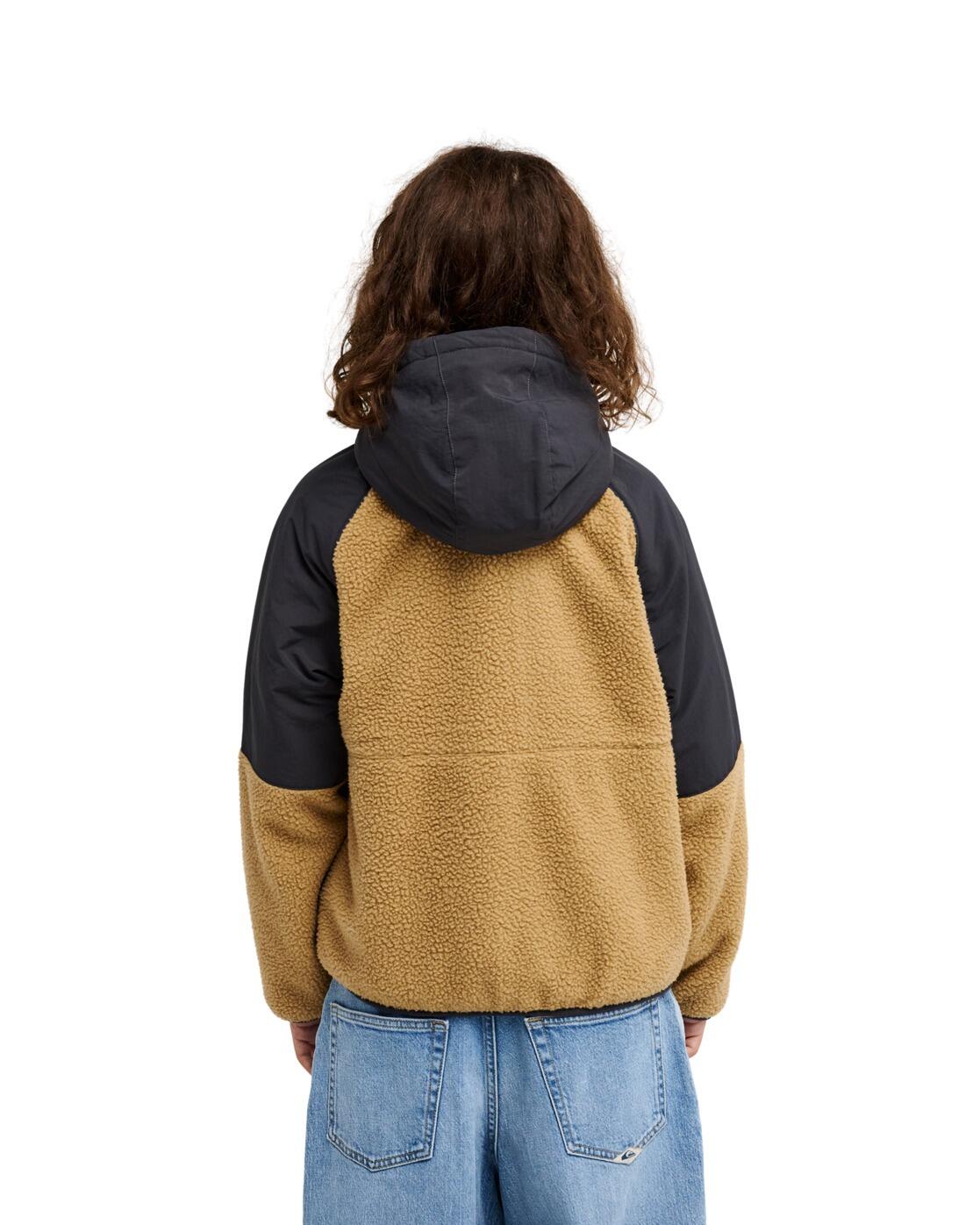 Hoodie mit durchgehendem Reißverschluss HAWKWINGS Beige Junge 2/4