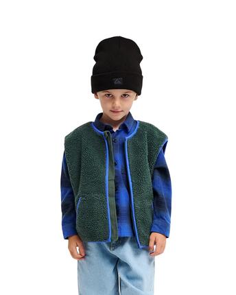 Gilet sans manches zippé intégral KICKFLIP SLEEVELESS Vert Jeune Garçon