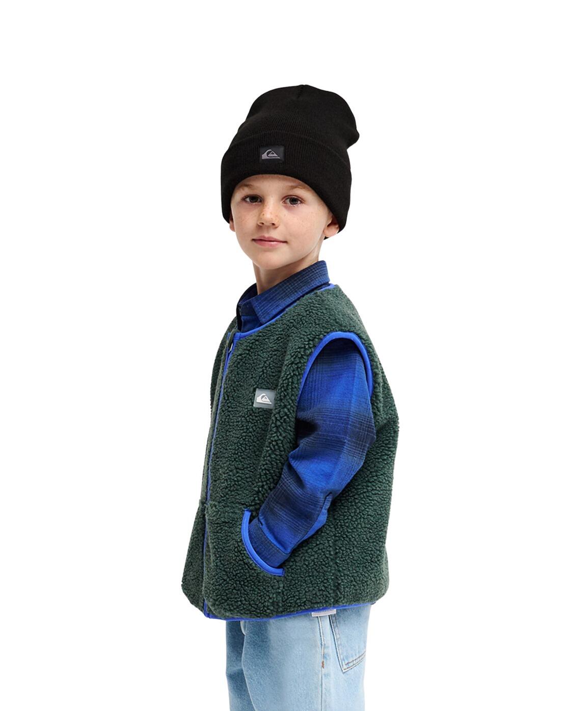 Ärmellose Weste mit durchgehendem Reißverschluss KICKFLIP SLEEVELESS Grün Junge 4/4