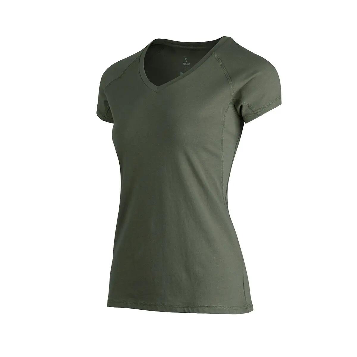 T-shirt myśliwski damski Tagart FNT Green z bawełny 5/5