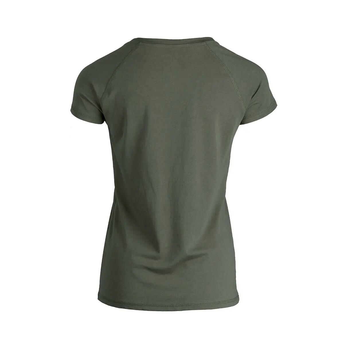 T-shirt myśliwski damski Tagart FNT Green z bawełny 4/5
