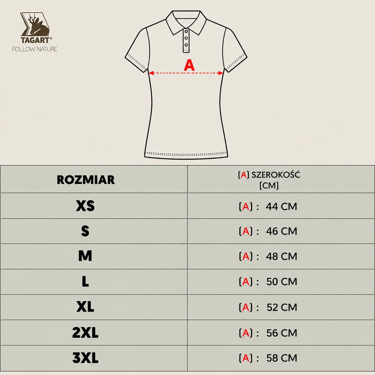 Koszulka myśliwska damska Tagart Polo Hals 2 Lady Olive 2/4