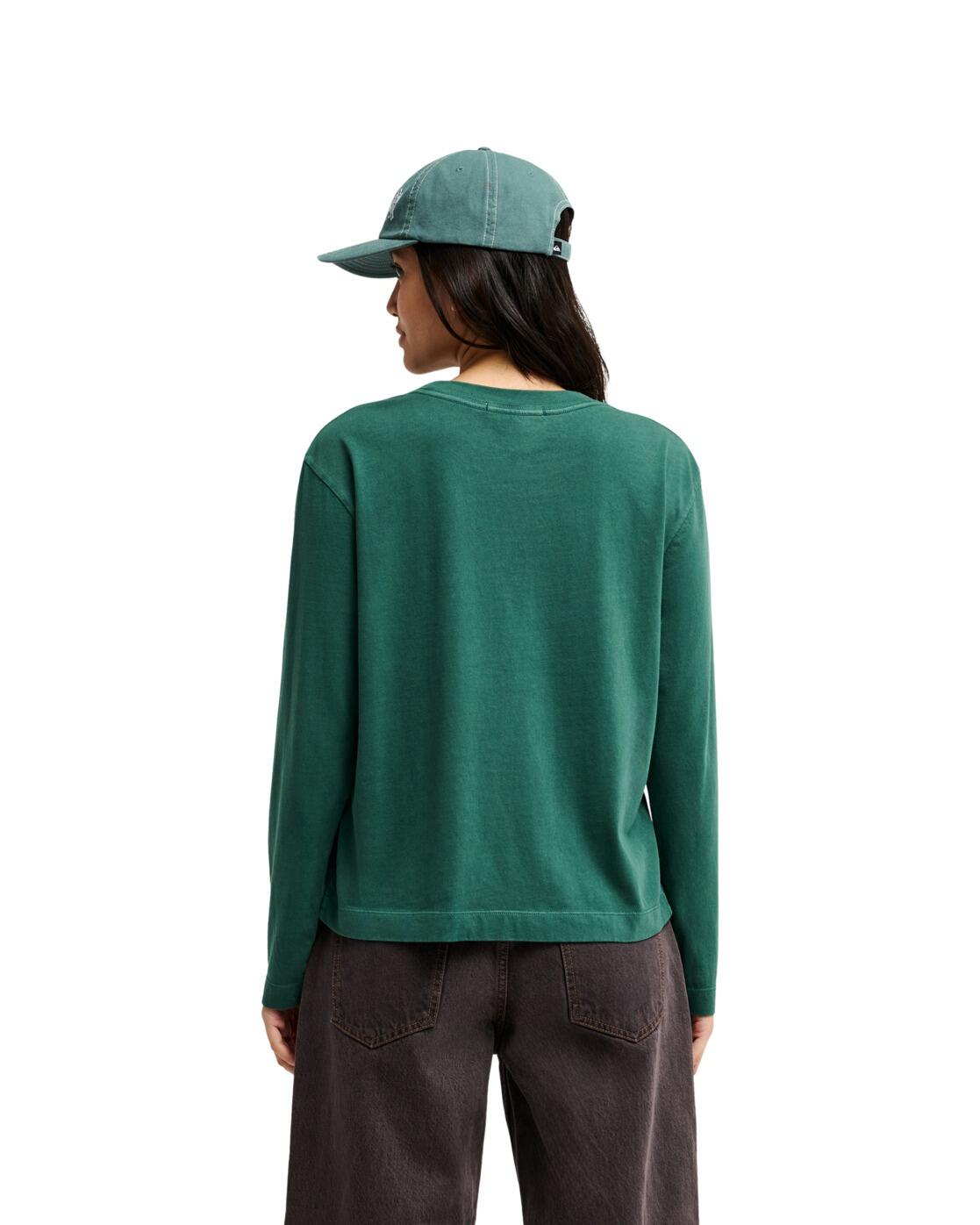 T-shirt met Lange Mouwen ESSENTIAL Grün Dames 2/4