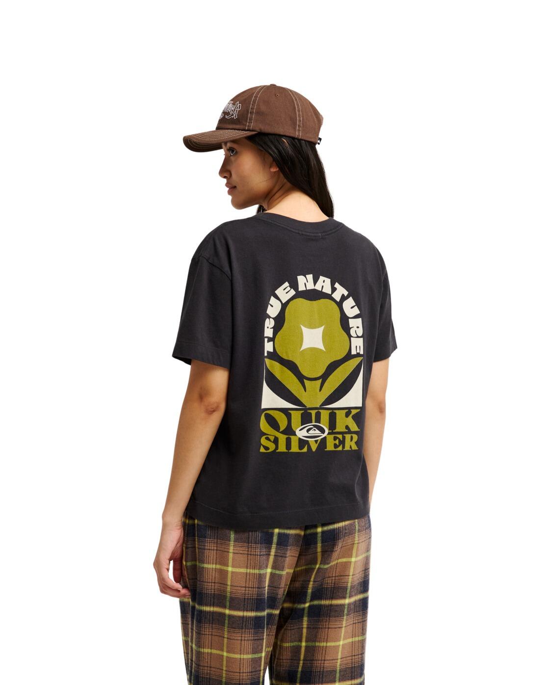 T-shirt met korte mouwen STANDARD Schwarz Dames 2/4