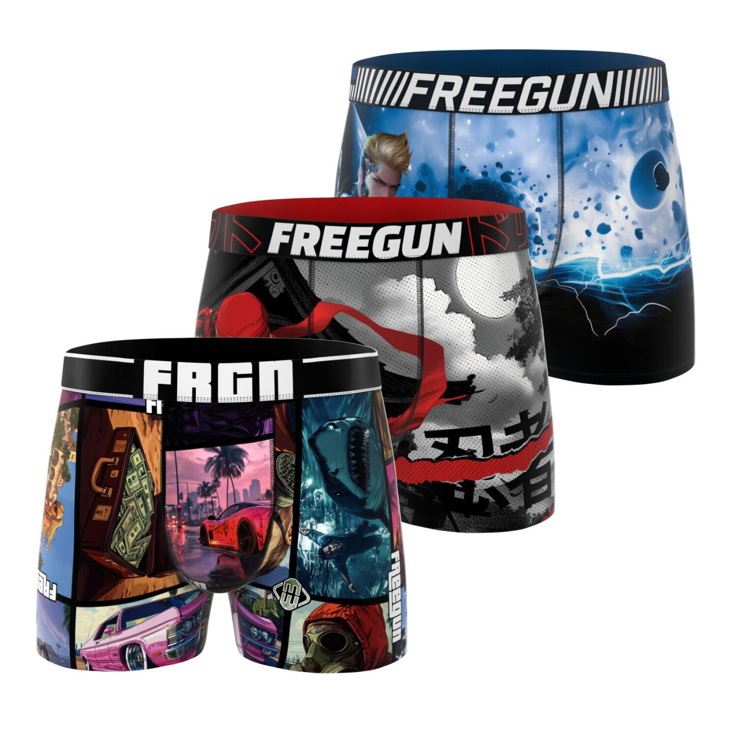 Lot de 3 boxers junior collection Heroes 1/5