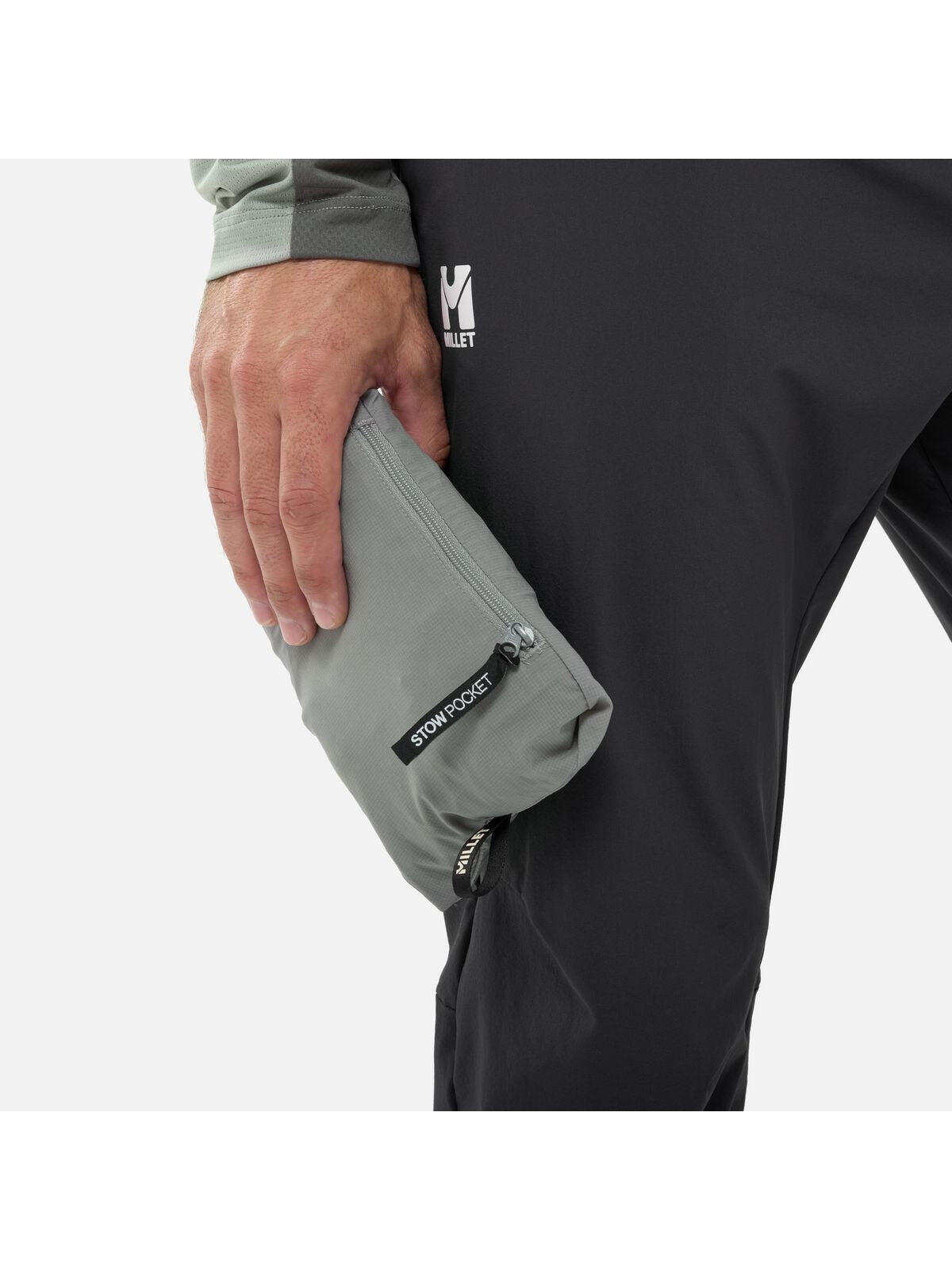 Kurtka do biegania wiatrówka męska Millet Intense Windbreaker Jkt active Fit 5/5