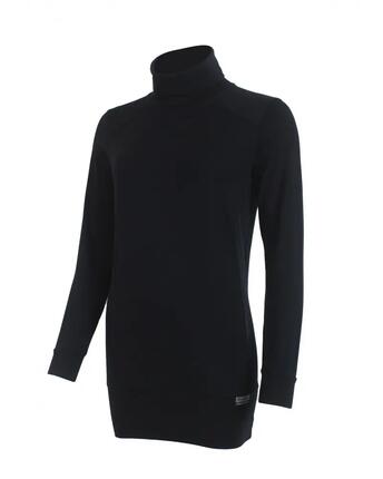 Vélo de route femme - sous-vêtement thermique en laine mérinos - TOPA - noir