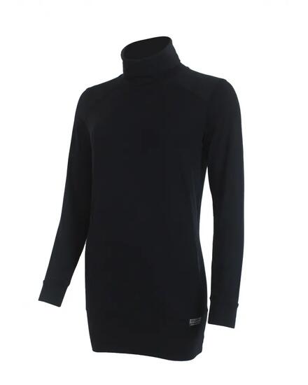 Vélo de route femme - sous-vêtement thermique en laine mérinos - TOPA - noir