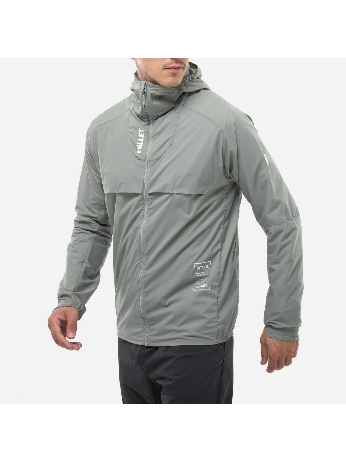 Kurtka do biegania wiatrówka męska Millet Intense Windbreaker Jkt active Fit 3/5