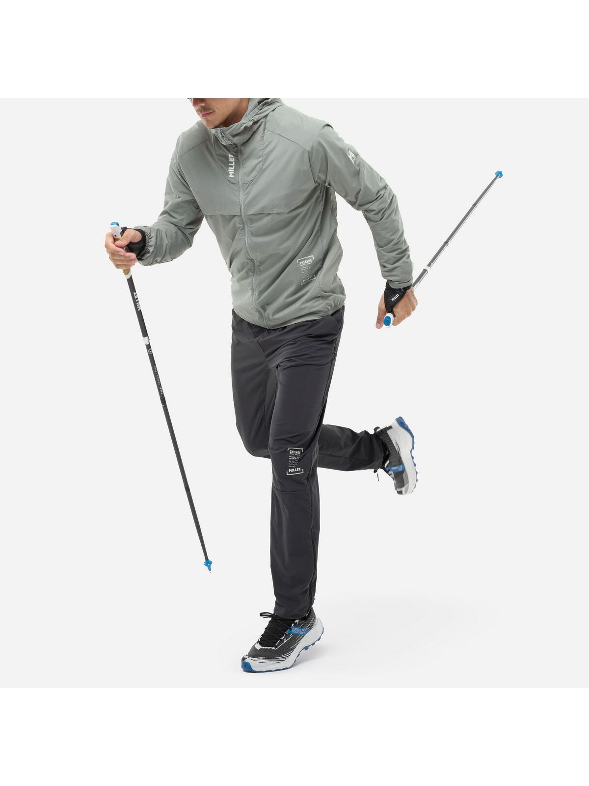 Kurtka do biegania wiatrówka męska Millet Intense Windbreaker Jkt active Fit 2/5