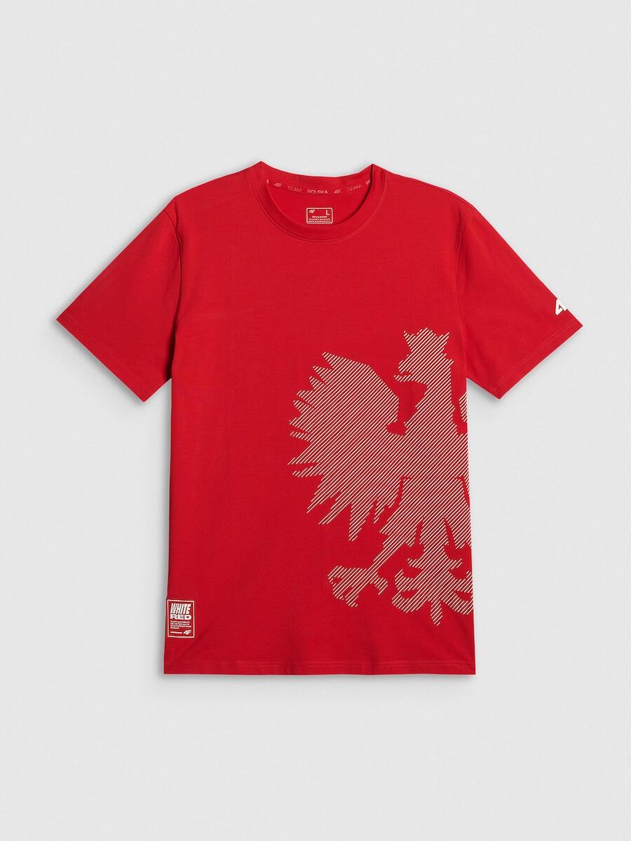 T-shirt bawełniany kibica męski 4F 4FRSS26TTSHM4200 6/7