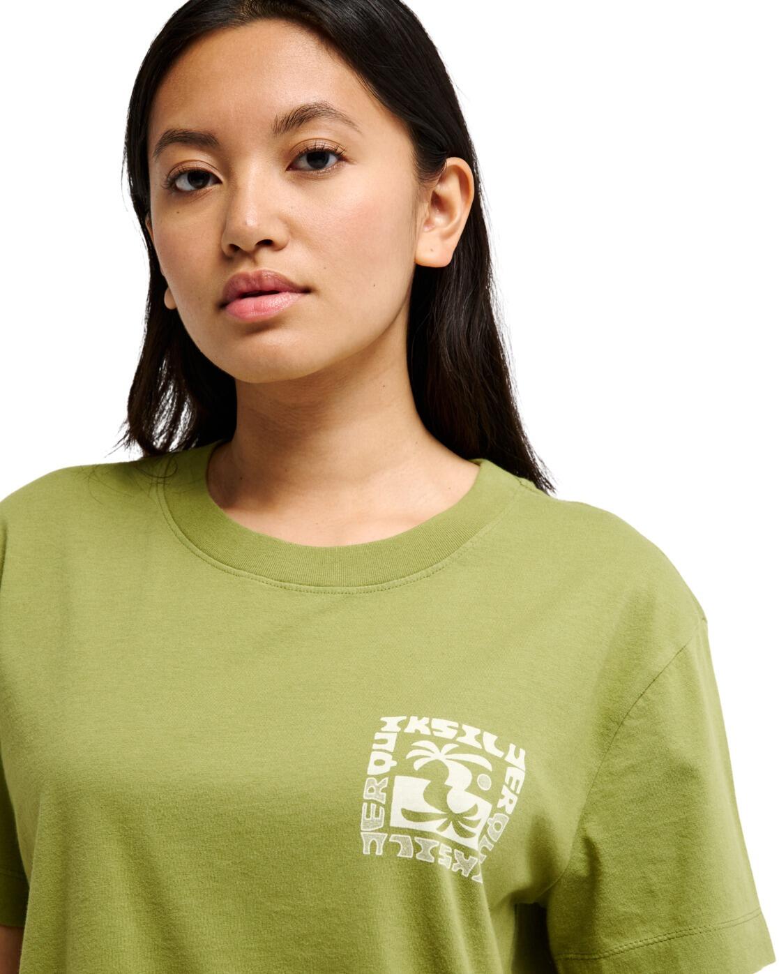 T-shirt met korte mouwen STANDARD Grün Dames 4/4