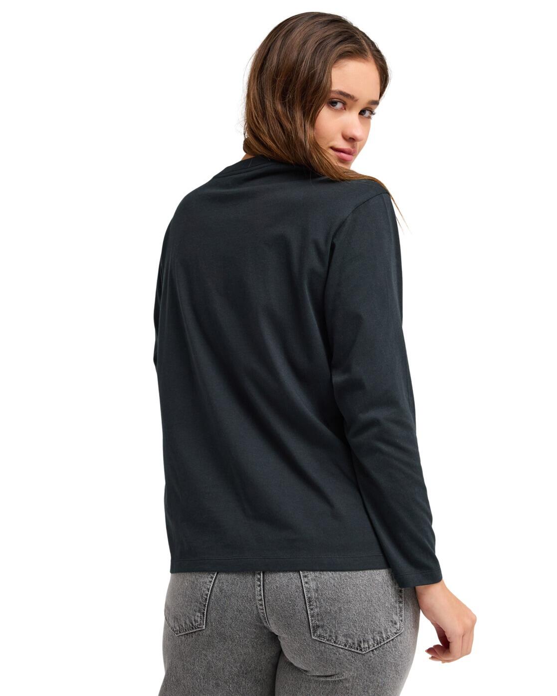 T-shirt manches longues HANGLOOSE ART Noir Femme 2/4