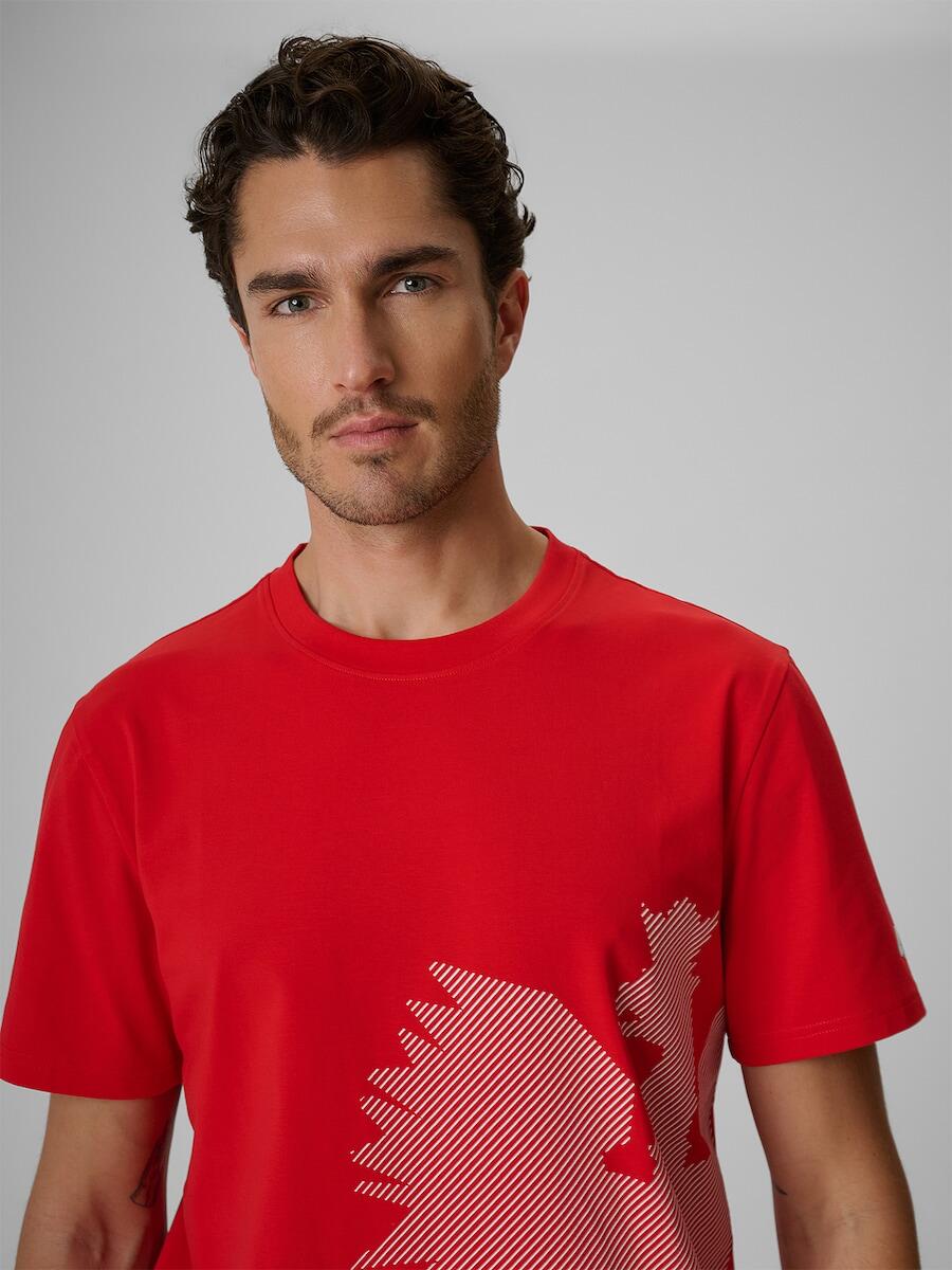 T-shirt bawełniany kibica męski 4F 4FRSS26TTSHM4200