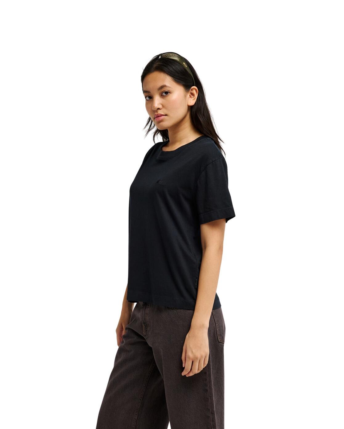 T-shirt met korte mouwen ESSENTIAL Schwarz Dames 3/4